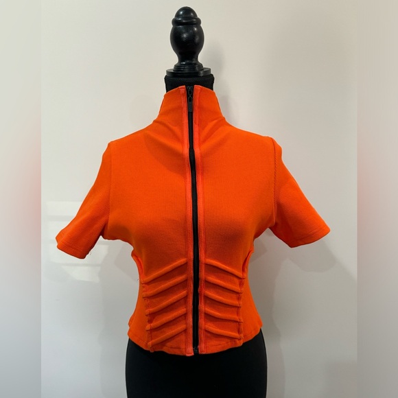 BBXBRAND: Flame Ribbed Turtleneck - Picture 2 of 2